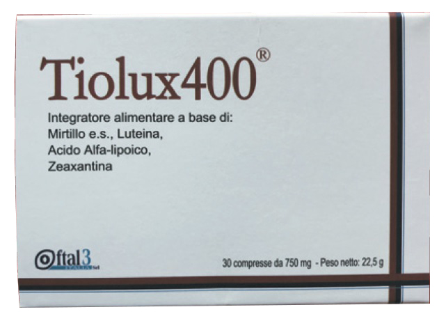 TIOLUX 400 30 COMPRESSE - Farmacia Mastrangelo 