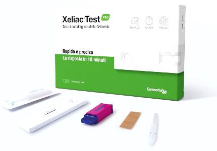 XELIAC TEST PRO DETERMINAZIONE ANTICORPI IGA E IGG ASSOCIATI ALLA MALATTIA CELIACA 1 PEZZO - Farmacia Mastrangelo 