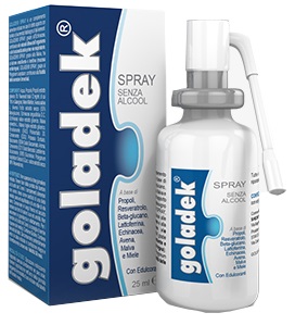 GOLADEK SPRAY NO ALCOOL 25 ML - Farmacia Mastrangelo 