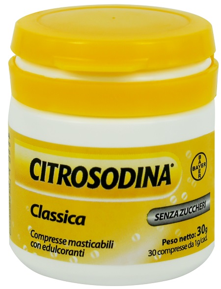 CITROSODINA CLASSICA 30 COMPRESSE MASTICABILI - Farmacia Mastrangelo 