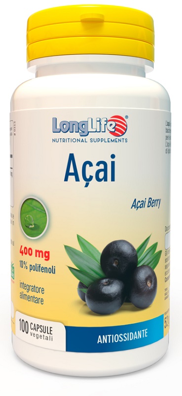 LONGLIFE ACAI 100 CAPSULE VEGETALI - Farmacia Mastrangelo 