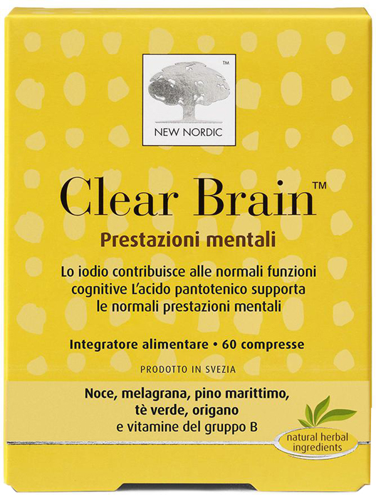 CLEAR BRAIN 60 COMPRESSE - Farmacia Mastrangelo 