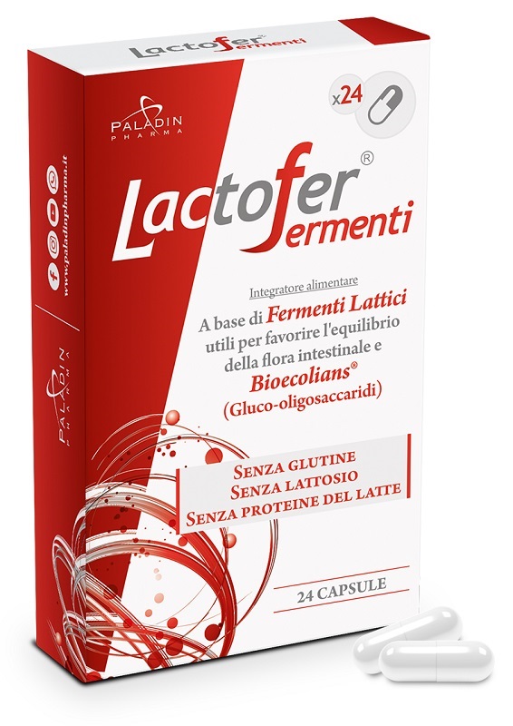 LACTOFER FERMENTI 24 CAPSULE - Farmacia Mastrangelo 