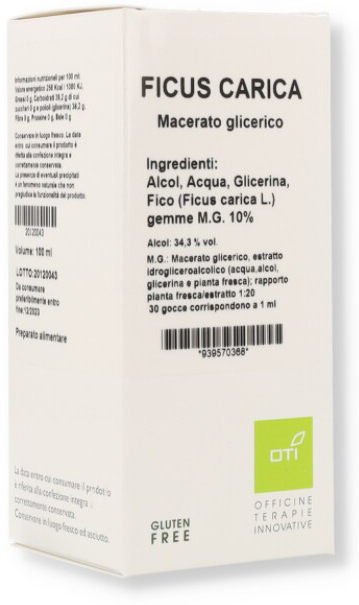 FICUS CARICA MACERATO GLICERICO 10% GOCCE 100ML - Farmacia Mastrangelo 