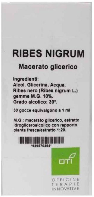 RIBES NIGRUM MACERATO GLICERICO 10% GOCCE 100ML - Farmacia Mastrangelo 