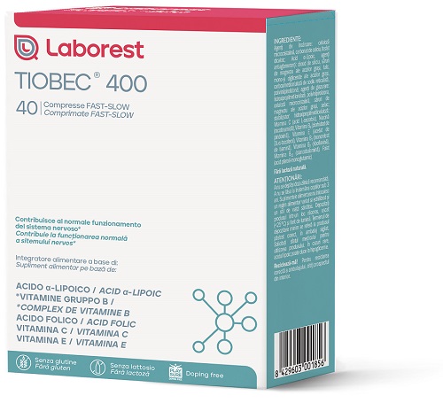 TIOBEC 400 40 COMPRESSE FAST-SLOW DA 1,28 G - Farmacia Mastrangelo 