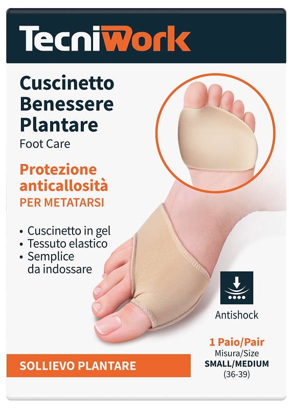 BENESSERE PLANTARE CUSCINETTO SMALL/MEDIUM 1 PAIO - Farmacia Mastrangelo 