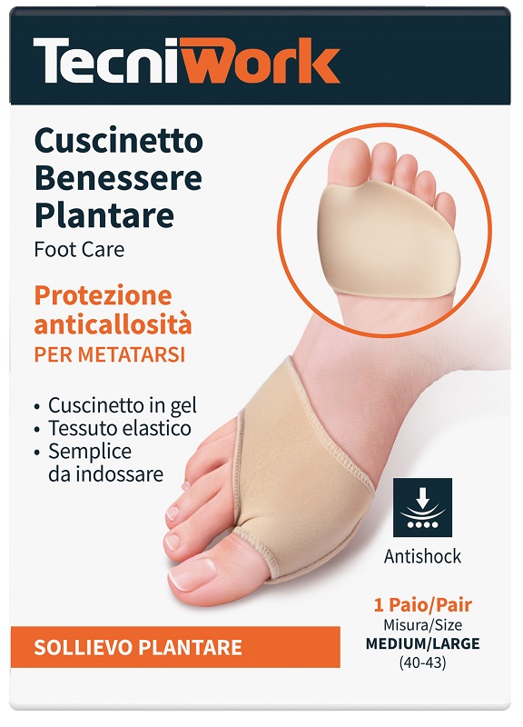 BENESSERE PLANTARE CUSCINETTO MEDIUM/LARGE 1 PAIO - Farmacia Mastrangelo 