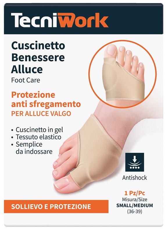 BENESSERE ALLUCE CUSCINETTO SMALL/MEDIUM 1 PEZZO - Farmacia Mastrangelo 