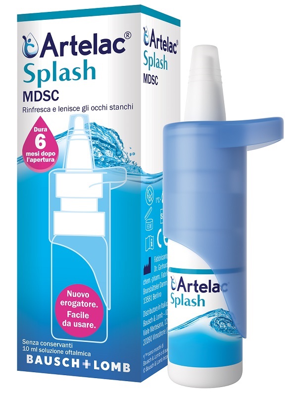 ARTELAC SPLASH MULTIDOSE GOCCE OCULARI FLACONE 10 ML - Farmacia Mastrangelo 