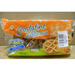 HAPPY FARM CROSTATA DI ALBICOCCHE SENZA GLUTINE 180 G - Farmacia Mastrangelo 