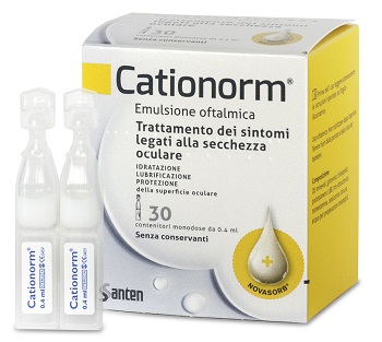 CATIONORM GOCCE 30 FIALE MONODOSE DA 0,4 ML - Farmacia Mastrangelo 