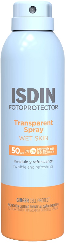 TRANSPARENT SPRAY WET SKIN SPF50 250 ML - Farmacia Mastrangelo 