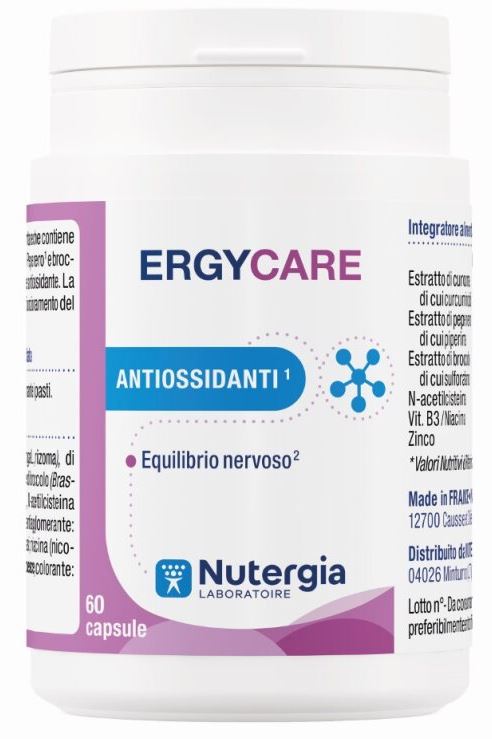 NUTERGIA ERGYCARE 60 CAPSULE - Farmacia Mastrangelo 
