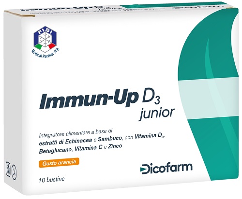 IMMUN UP D3 JUNIOR 10 BUSTINE DA 3 G - Farmacia Mastrangelo 
