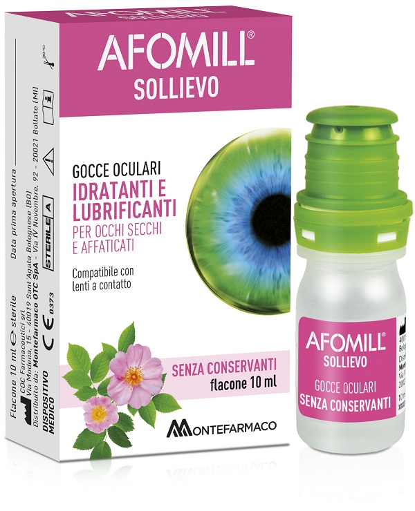AFOMILL SOLLIEVO GOCCE OCULARI SOLLIEVO OCCHI 10 ML - Farmacia Mastrangelo 