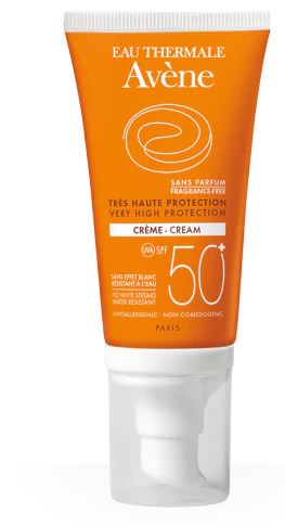 AVENE SOLARE CREMA SPF 50+ SENZA PROFUMO 50 ML - Farmacia Mastrangelo 