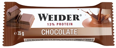 WEIDER FITNESS BARRETTA CIOCCOLATO 35 G - Farmacia Mastrangelo 