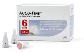 AGO PER PENNA DA INSULINA ACCU-FINE PEN NEEDLE ACCU-CHEK GAUGE 32 X 6MM 100 PEZZI - Farmacia Mastrangelo 