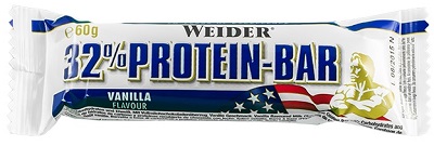 WEIDER 32% PROTEIN BARRETTA  VANIGLIA 60 G - Farmacia Mastrangelo 