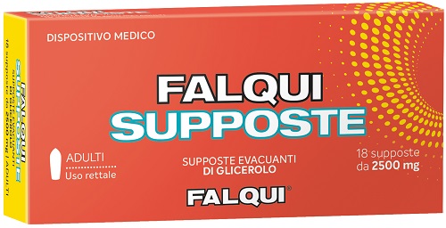 SUPPOSTE FALQUI 18 SUPPOSTE CON GLICERINA 2500MG ADULTI - Farmacia Mastrangelo 