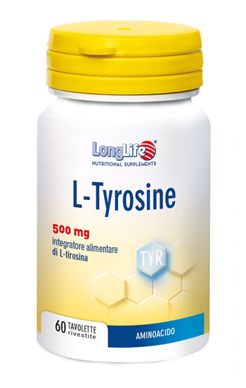LONGLIFE L-TYROSINE 60 TAVOLETTE RIVESTITE DA 1,2 G - Farmacia Mastrangelo 