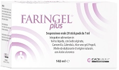 FARINGEL PLUS 20 STICK PACK 7 ML - Farmacia Mastrangelo 