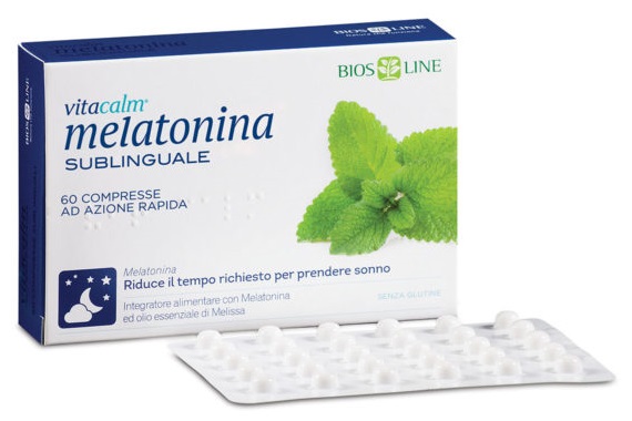 VITACALM MELATONINA 120 COMPRESSE SUBLINGUALI - Farmacia Mastrangelo 