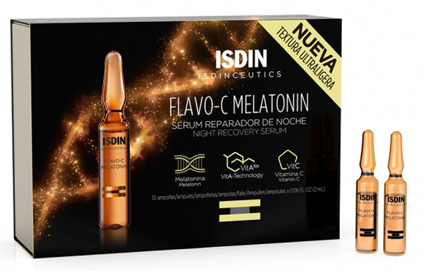 ISDINCEUTICS FLAVO C MELATONIN 10 FIALE - Farmacia Mastrangelo 