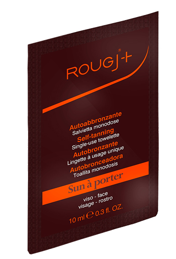 ROUGJ SALVIETTE AUTOABBRONZANTI MONOUSO BUSTINA 10 ML - Farmacia Mastrangelo 