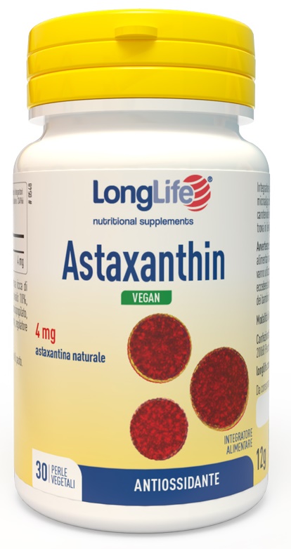 LONGLIFE ASTAXANTHIN 30 PERLE VEGETALI - Farmacia Mastrangelo 