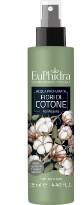 EUPHIDRA ACQUA PROFUMATA COTONE IN FLACONE CON ETICHETTA POMPA SPRAY - Farmacia Mastrangelo 