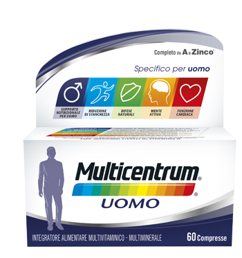 MULTICENTRUM UOMO 60 COMPRESSE - Farmacia Mastrangelo 