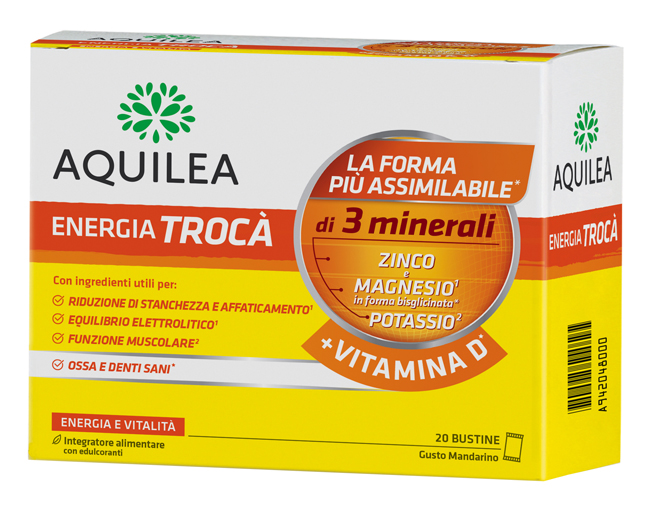 AQUILEA ENERGIA TROCA'+VIT D 20 BUSTINE - Farmacia Mastrangelo 