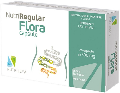 NUTRIREGULAR FLORA 20 CAPSULE - Farmacia Mastrangelo 