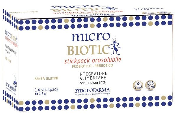MICROBIOTIC STICK PACK 14 BUSTINE - Farmacia Mastrangelo 