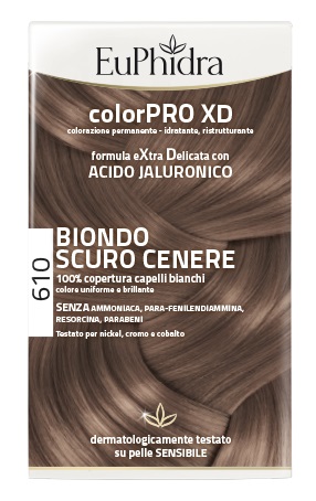 EUPHIDRA COLORPRO XD610 BIONDO SCURO 50 ML - Farmacia Mastrangelo 