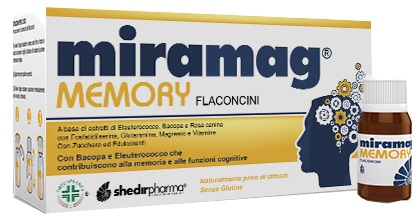 MIRAMAG MEMORY 10 FLACONCINI MONODOSE CON TAPPO DOSATORE 10 ML - Farmacia Mastrangelo 