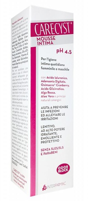 CARECYST INTIMO MOUSSE 150 ML - Farmacia Mastrangelo 