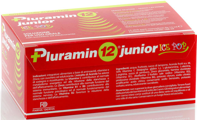 PLURAMIN12 JUNIOR 14 STICK PACK 12 ML - Farmacia Mastrangelo 
