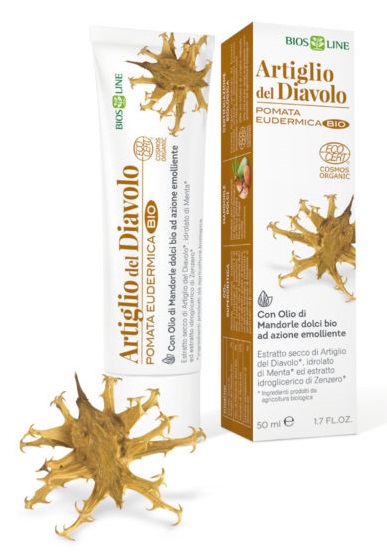 BIOSLINE ARTIGLIO DEL DIAVOLO POMATA EUDERMICA BIO CERT ECOCERT 50 ML - Farmacia Mastrangelo 