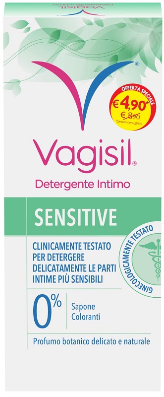 VAGISIL DETERGENTE SENSITIVE 250 ML - Farmacia Mastrangelo 