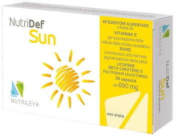 NUTRIDEF SUN 30 CAPSULE - Farmacia Mastrangelo 