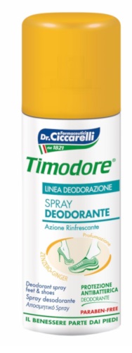 TIMODORE SPRAY DEODORANTE ALLO ZENZERO 150 ML - Farmacia Mastrangelo 