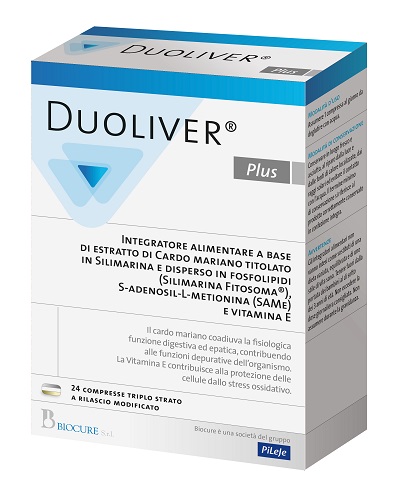 DUOLIVER PLUS 24 COMPRESSE - Farmacia Mastrangelo 