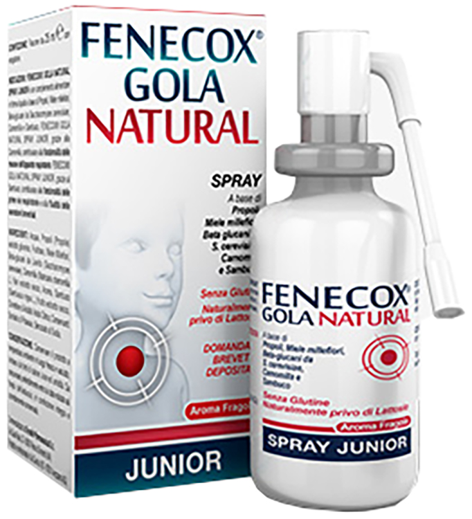 FENECOX GOLA NATURAL SPRAY JUNIOR 25 ML - Farmacia Mastrangelo 