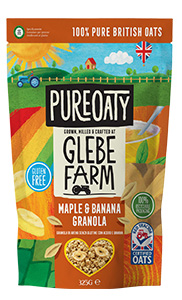 GLEBE FARM GRANOLA AVENA CON SCIROPPO D'ACERO E BANANA 325 G - Farmacia Mastrangelo 