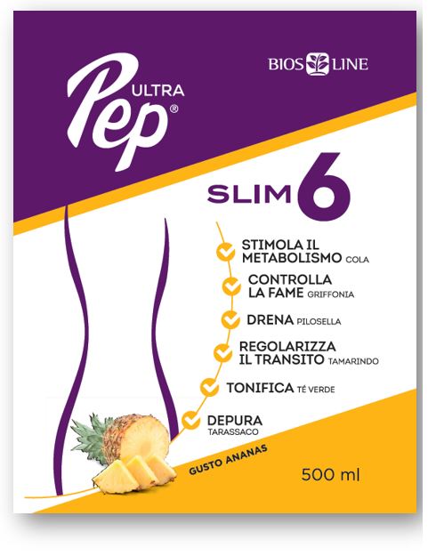 ULTRA PEP SLIM 6 ANANAS 500 ML - Farmacia Mastrangelo 