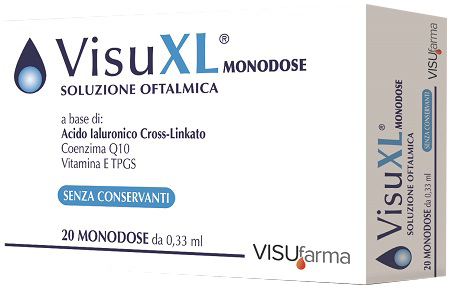 SOLUZIONE OFTALMICA VISUXL 20 CONTENITORI MONODOSE 0,33 ML - Farmacia Mastrangelo 