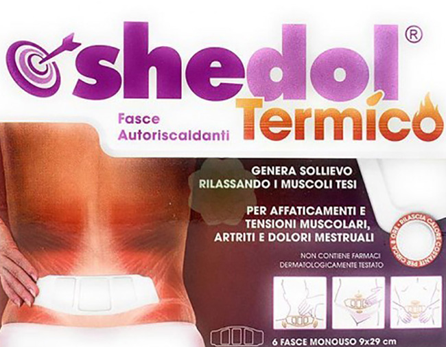 CEROTTO AUTORISCALDANTE SHEDOL TERMICO 6 PEZZI - Farmacia Mastrangelo 